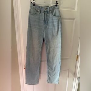 Madewell Women's Light Blue Perfect Vintage Straight Leg Jeans